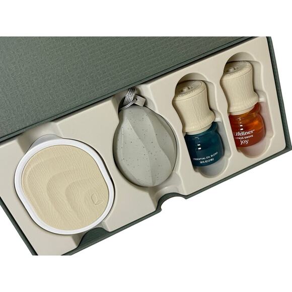 LIFELINES STRESS RELIEF GIFT SET IMMERSION SPA ESSENTIAL OIL BLEND DIFFUSER - Picture 6 of 15